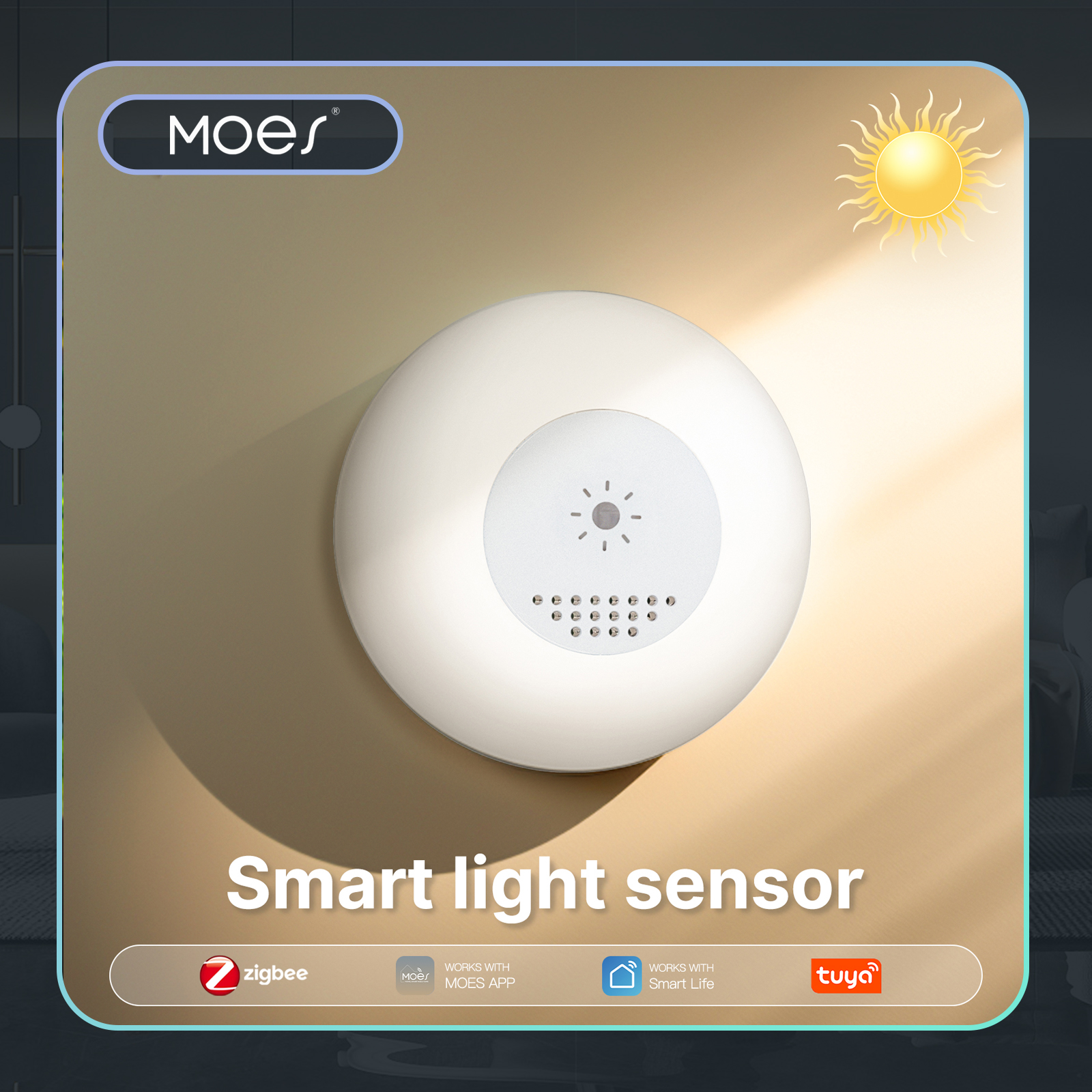 Home Automation Technology - MOES Tuya Zigbee Smart Light Sensor