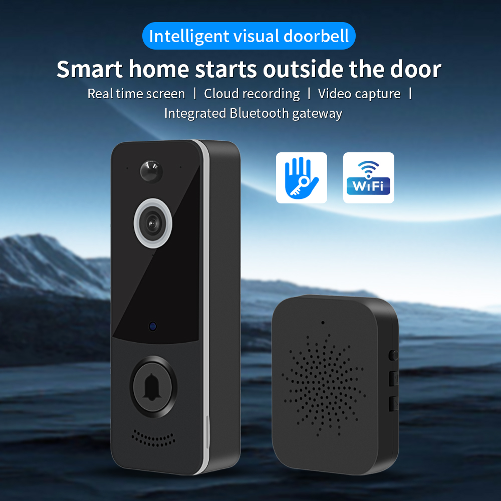 Smart Doorbell Wired - 1080P WIFI Video Doorbell TTLOCK App