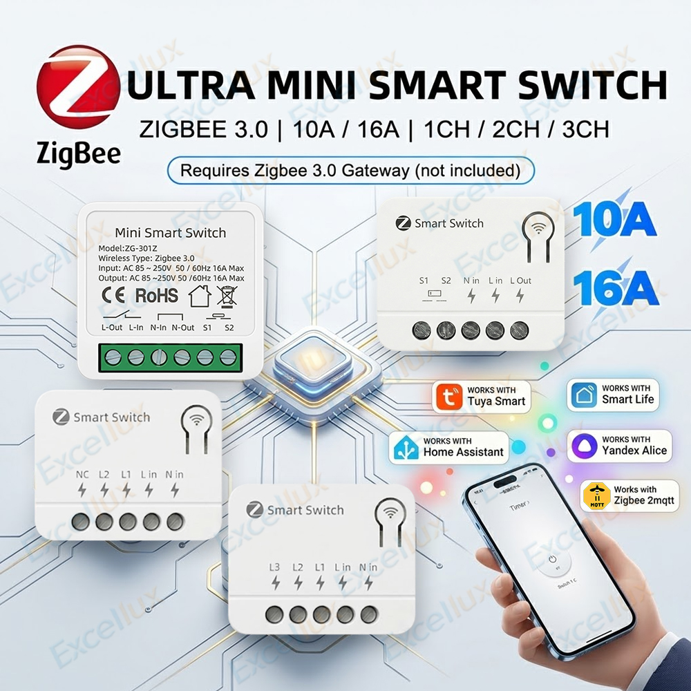 Smart Home Automation Diy - Mini Zigbee Smart Switch Module DIY