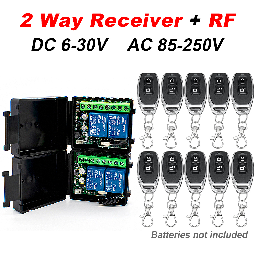 433Mhz Receiver Module - 1~10pcs 2 Channel 433MHz RF Remote