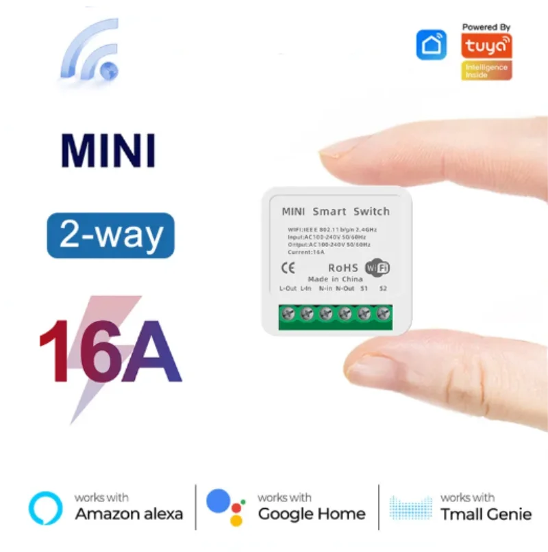 Home Automation Technology - Mini 16A WiFi Switch Smart Life
