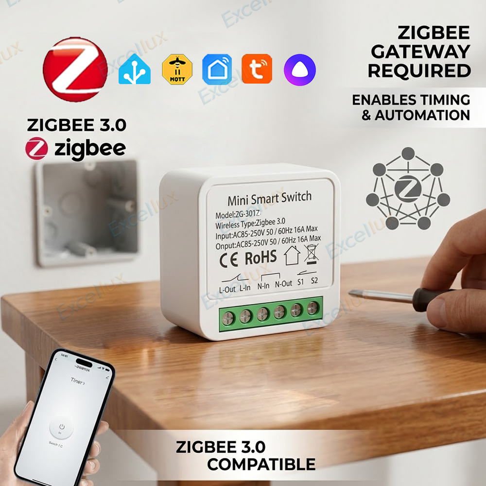 Smart Home Automation Diy - 16A Zigbee 3.0 Mini Smart DIY