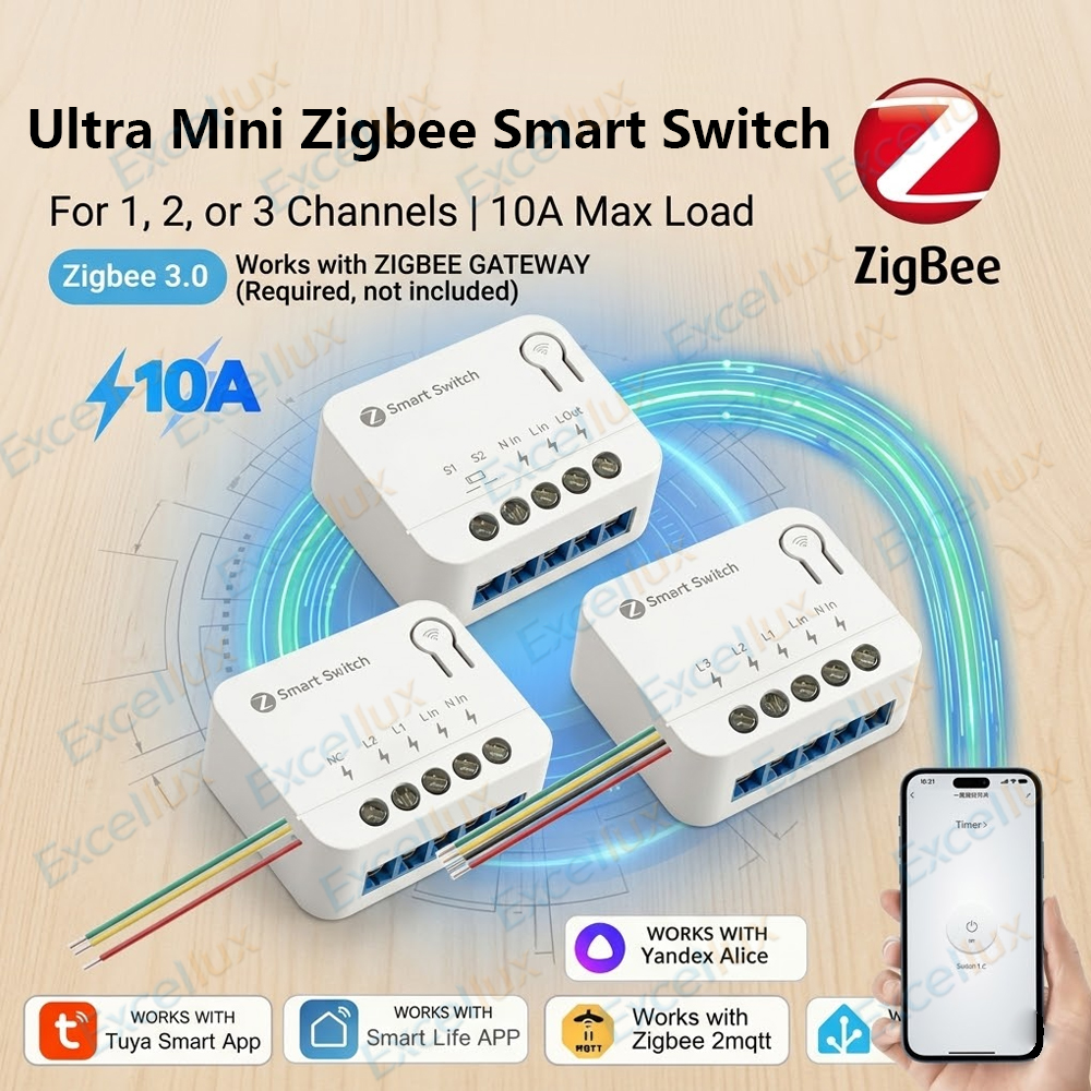 Diy Home Automation Hub - Ultra Mini ZigBee Smart Switch DIY