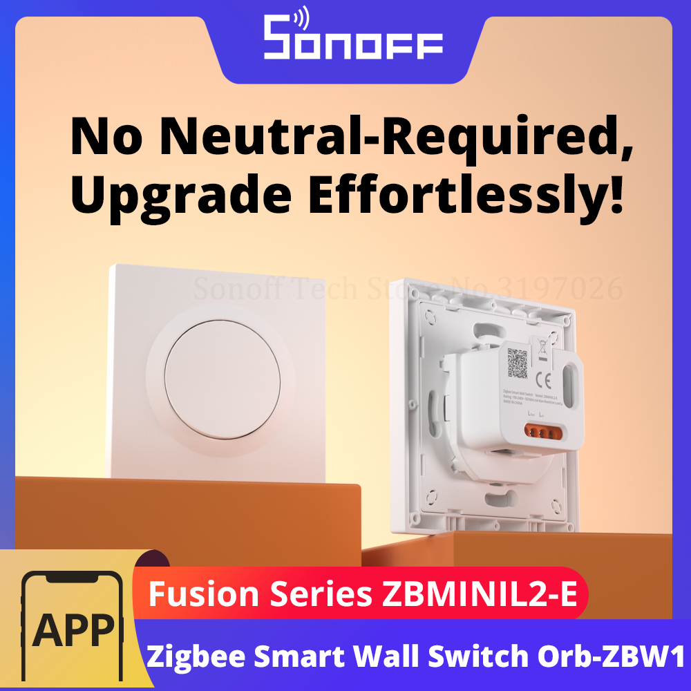 Sonoff Basic Switch - SONOFF Orb-ZBW1L Zigbee Smart Wall Switch