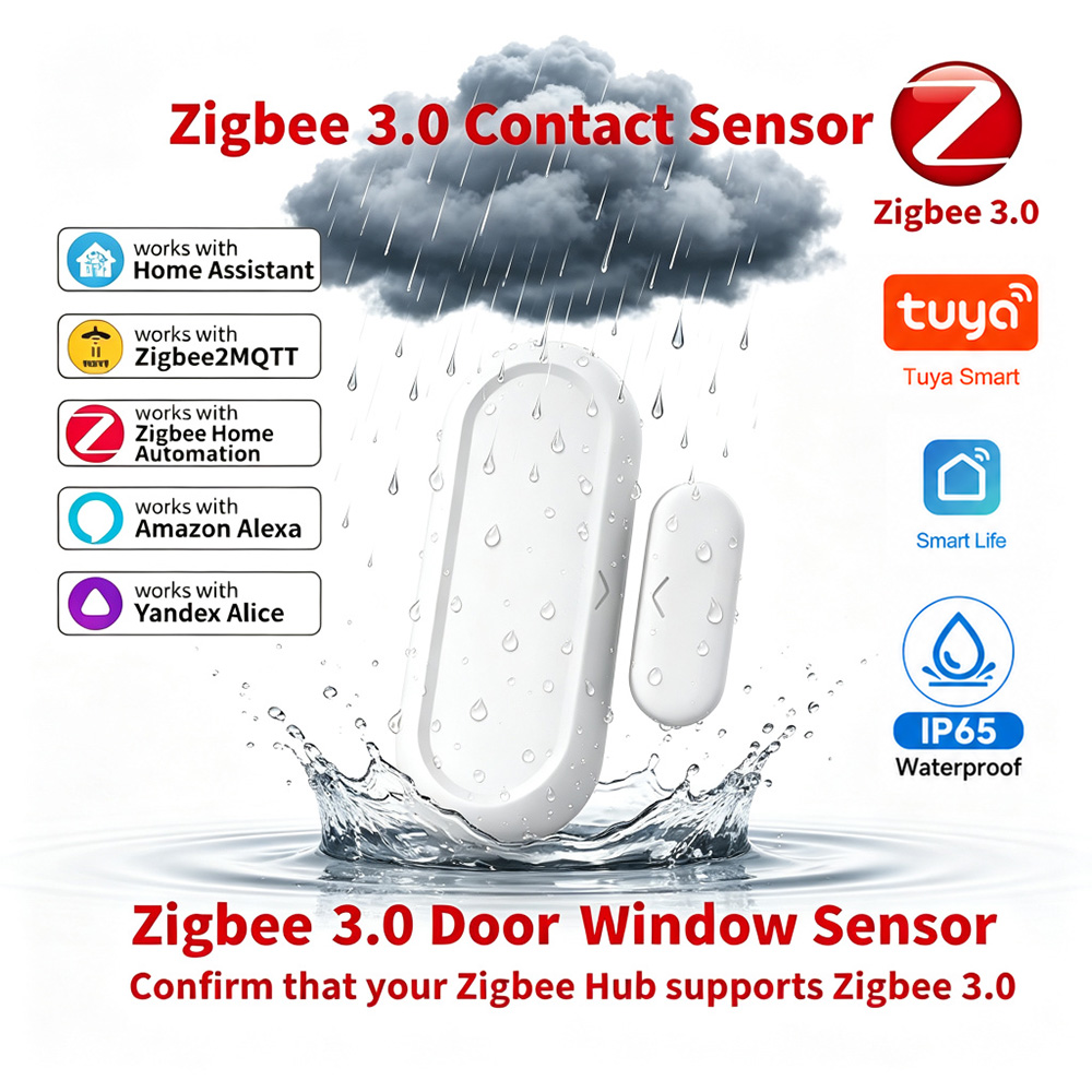 Home Automation Technology - IP65 Tuya Zigbee 3.0 Door Window
