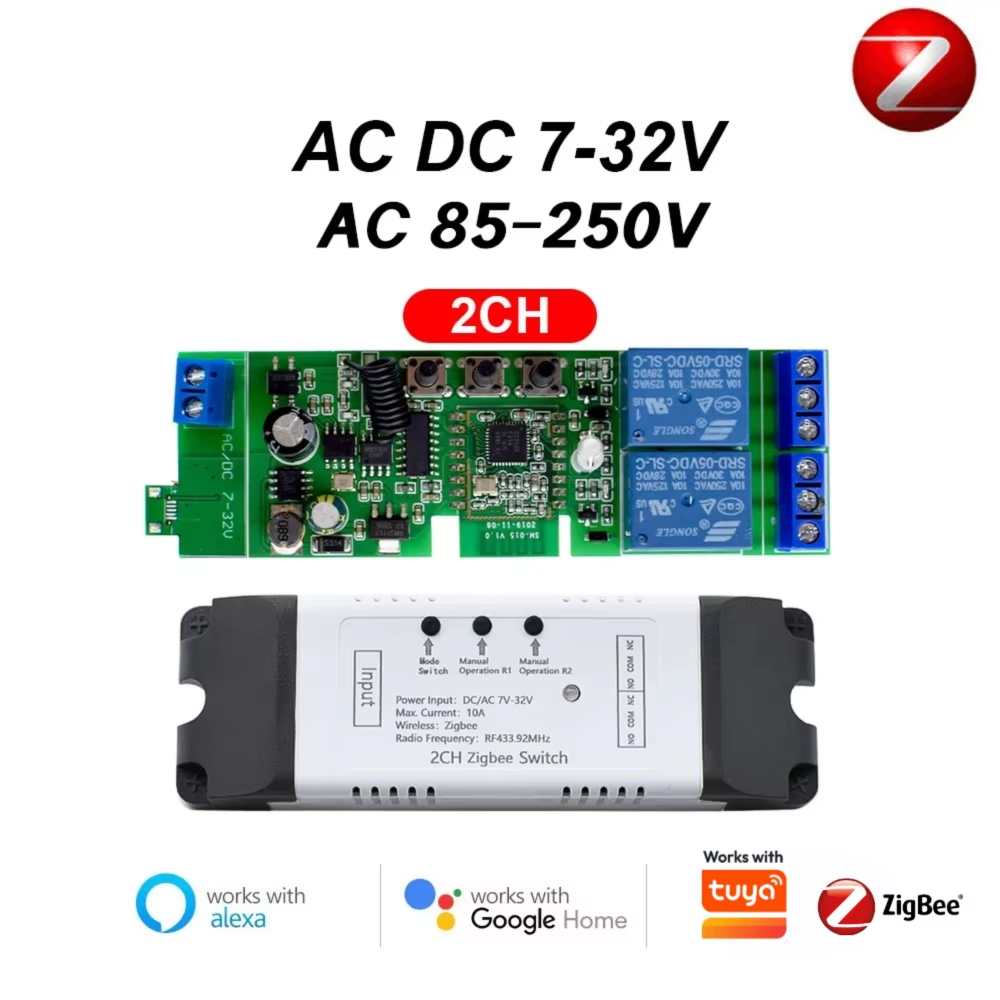 433Mhz Receiver Module - 1CH 2CH 4CH 7V 12V 24V