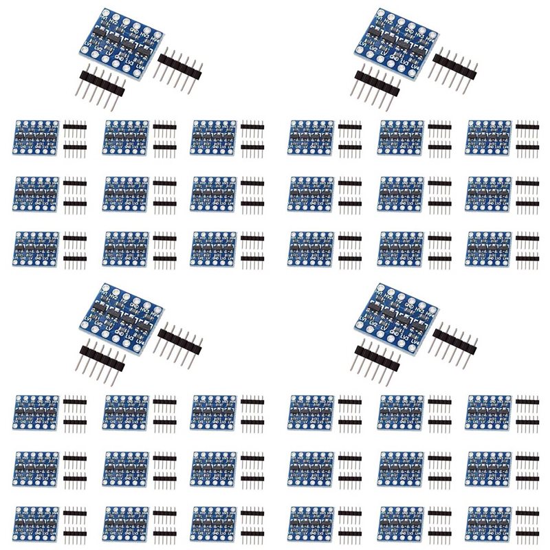 Level Shifter 3.3V - B03B-40Pcs 4 Channel IIC I2C Logic