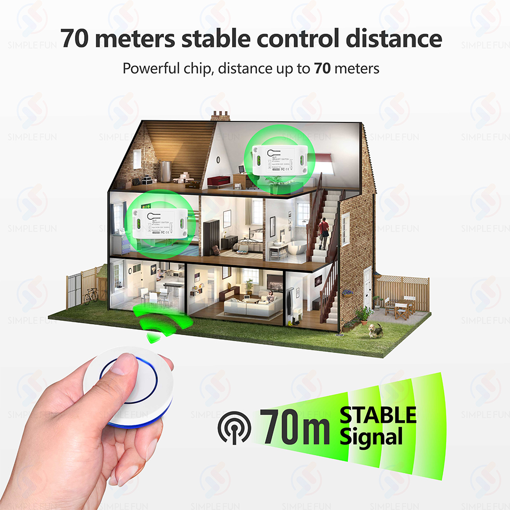 Wireless RF433MHz Remote Contr - Sonoff Basic Switch review and price