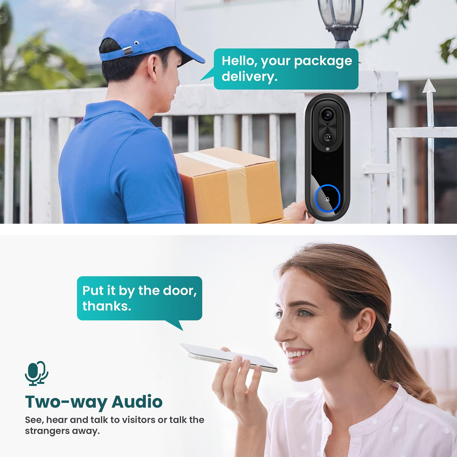 5G 2.4G WiFi Video Doorbell 10 - Smart Doorbell Wired review and price