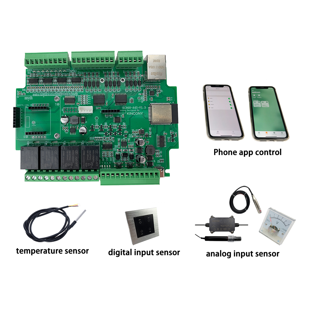 KC868-A4S ESP32 ESPhome Tasmot - Home Automation With Arduino review and price