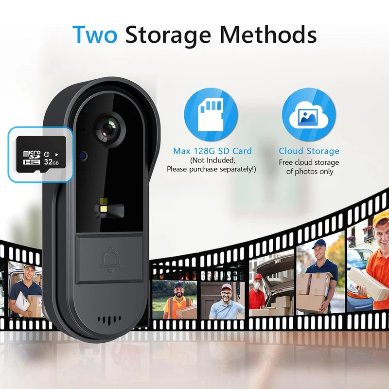 Tuya WiFi doorbell  2-way HD 1 - Smart Doorbell Wired review and price