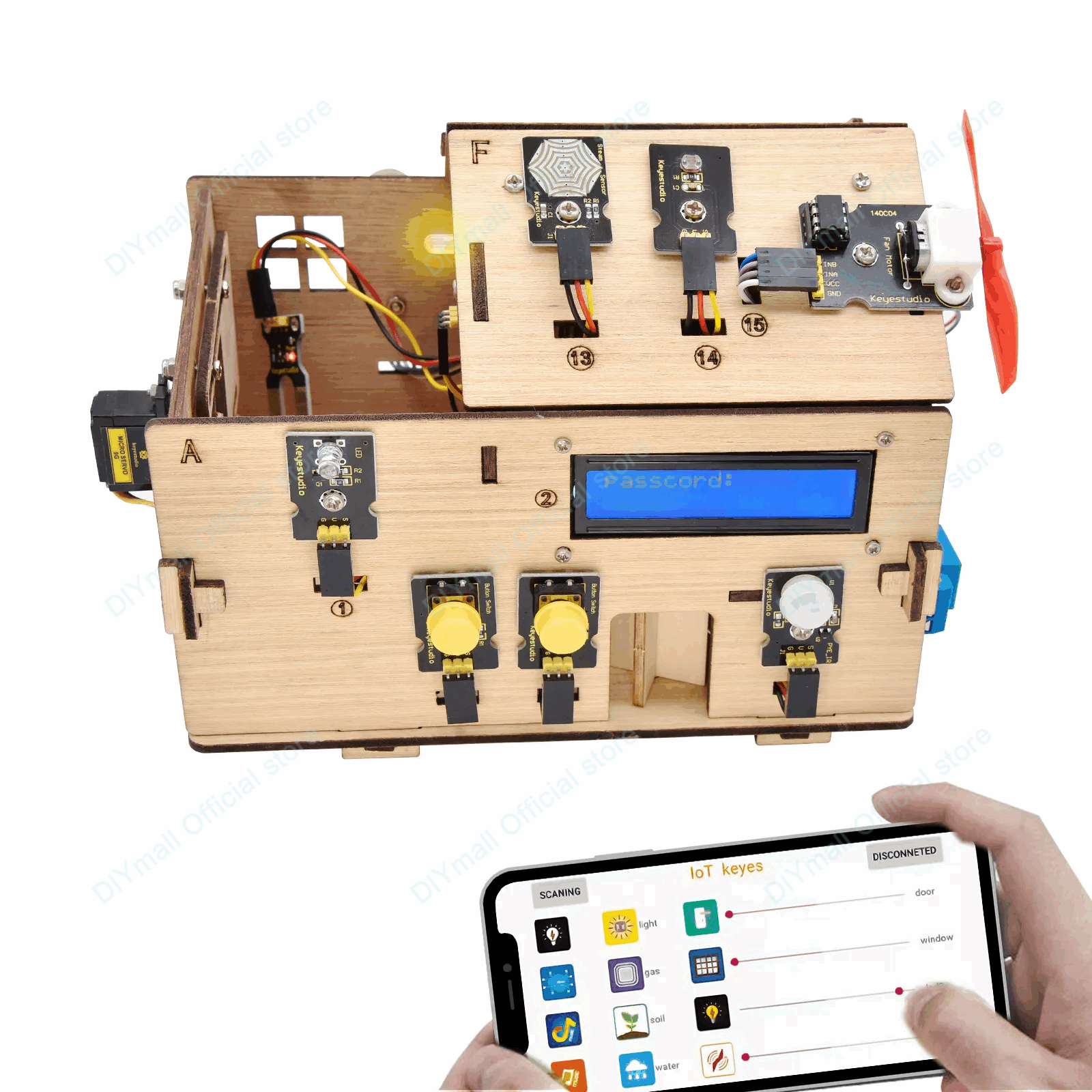 Keyestudio Smart IoT Home Kit  - Home Automation Diy review and price