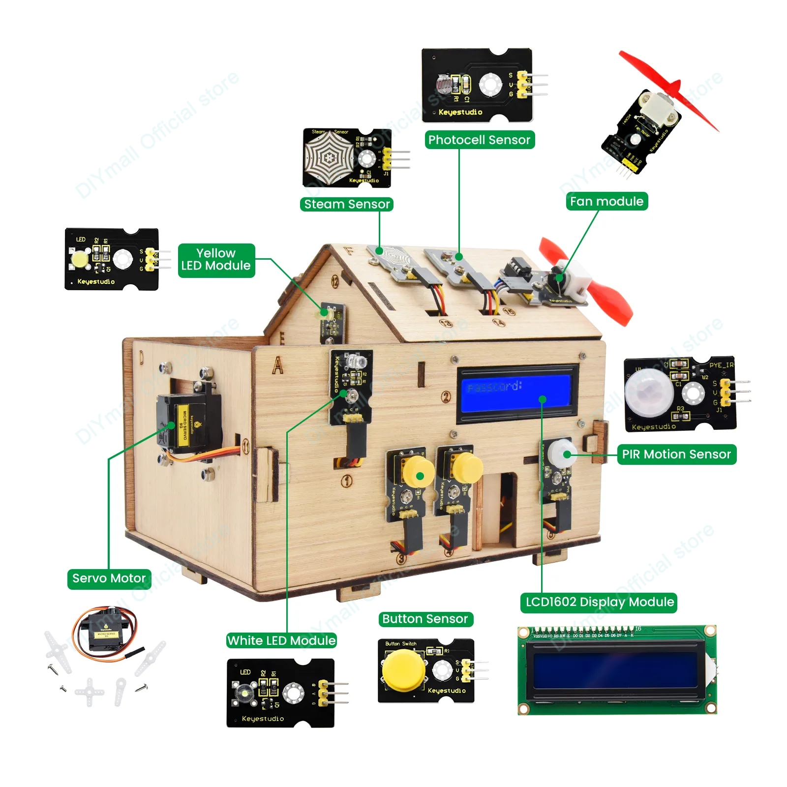 Keyestudio Smart IoT Home Kit  - Home Automation Diy review and price