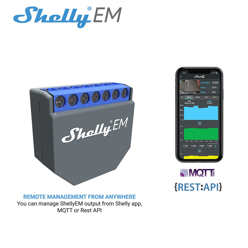 SHELLY EM Wifi Smart Life Cont - Shelly Relay Module review and price