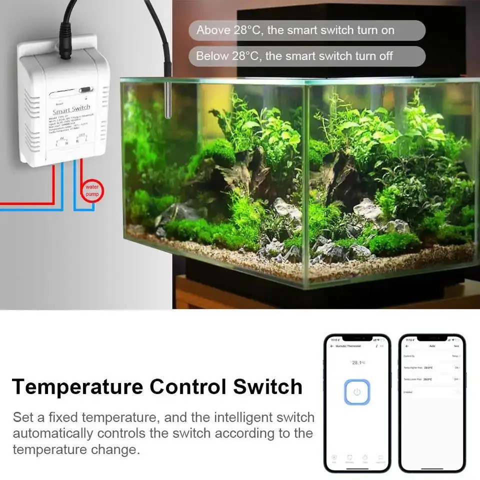 Tuya Wifi 16A/20A Smart Temper - Sonoff Basic Switch review and price