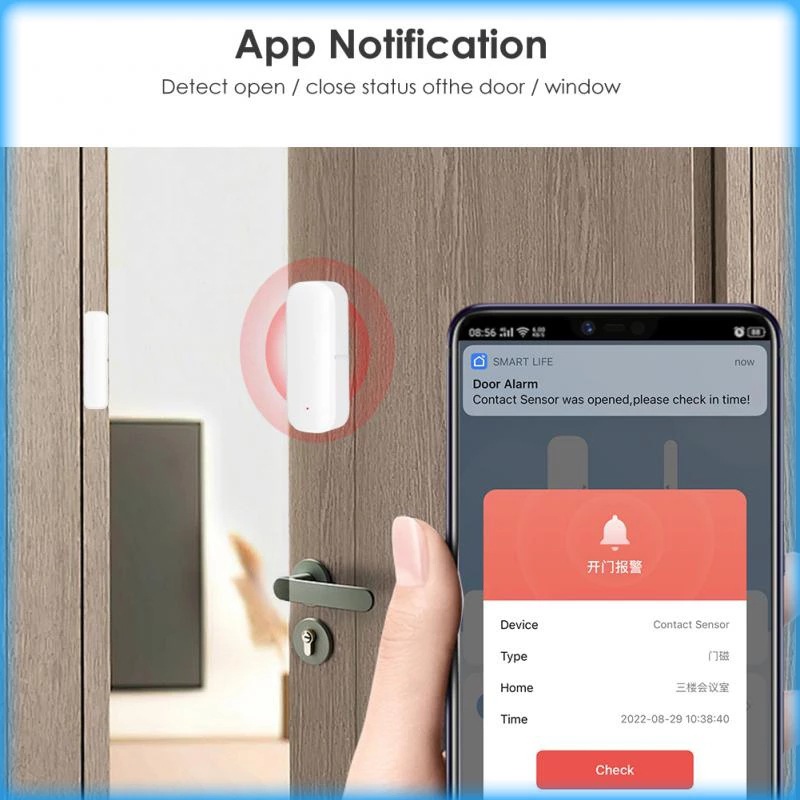 Tuya Wi-Fi Smart Door And Wind - Home Automation Technology review and price