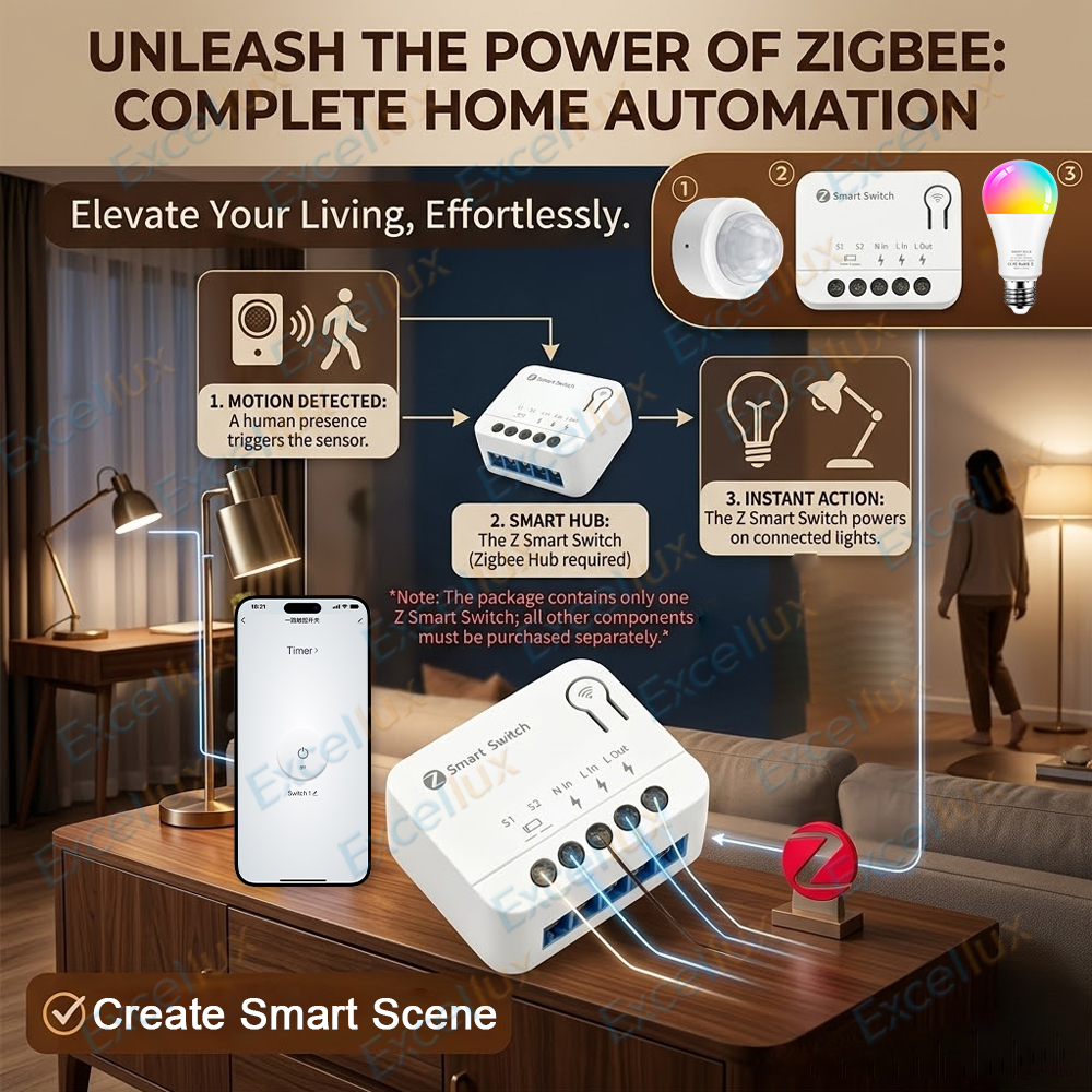 Ultra Mini ZigBee Smart Switch - Diy Home Automation Hub review and price