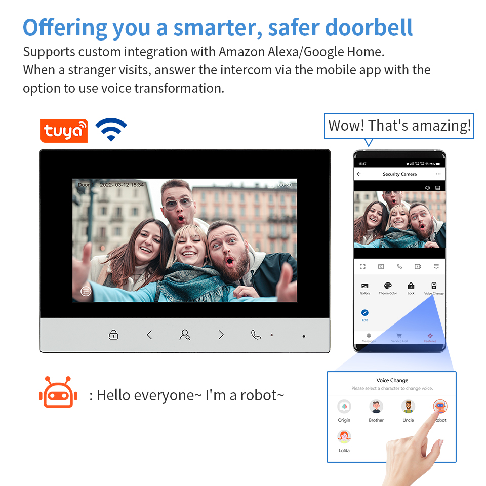10inch Tuya WIFI Video Interco - Smart Doorbell Wired review and price