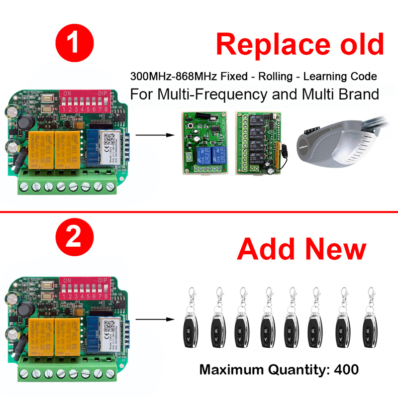 Universal Works WIth Tuya WiFi - 433Mhz Receiver Module review and price