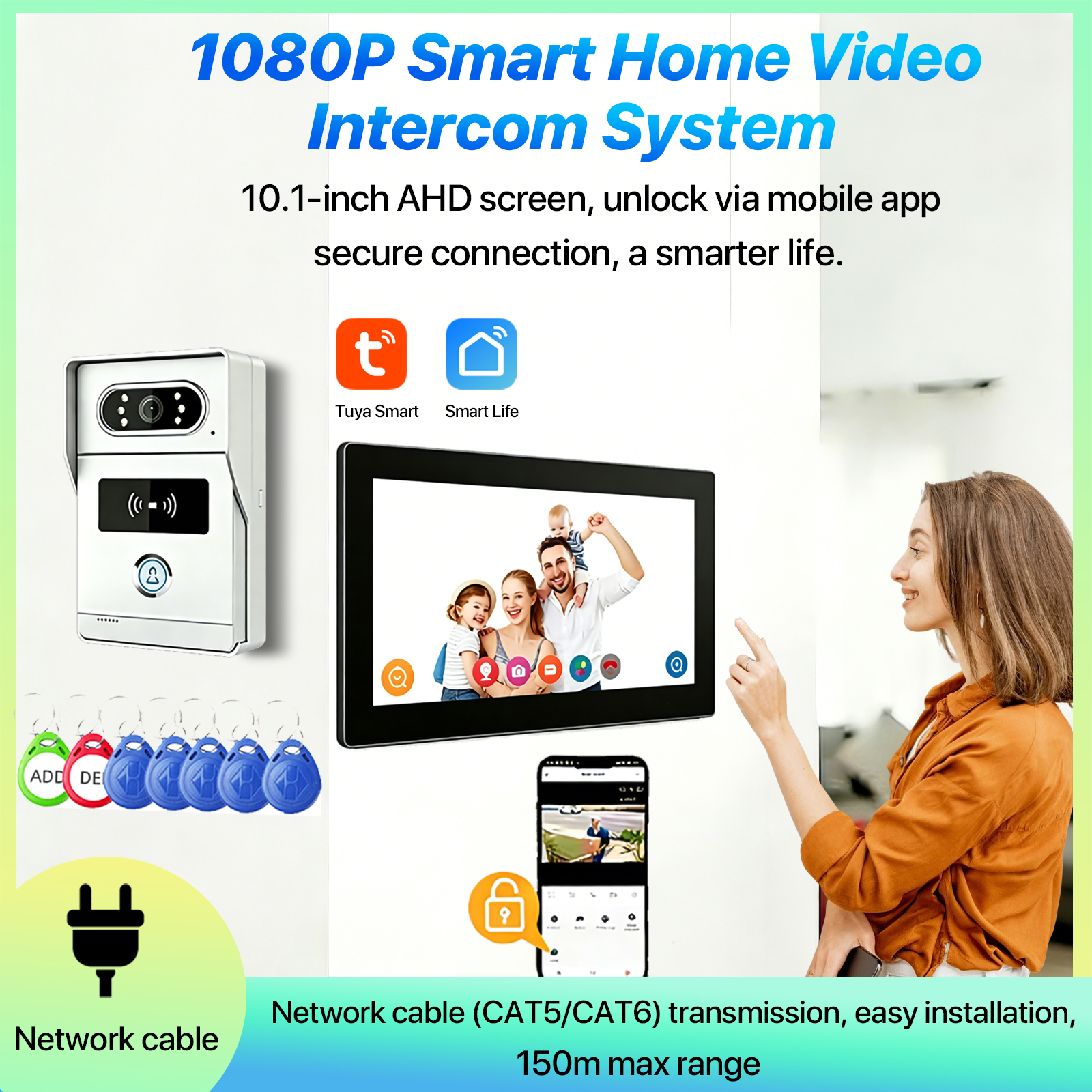 Tuya Smart Video Intercom 10.1 - Smart Doorbell Wired review and price