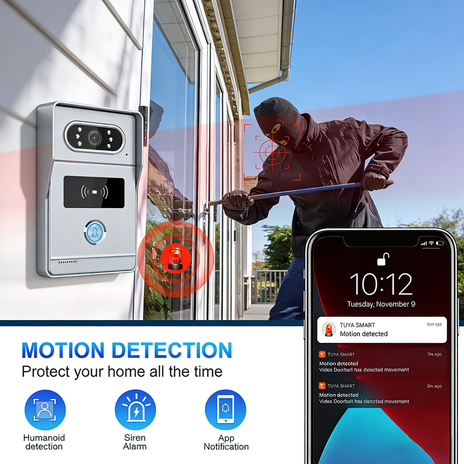 Tuya Smart Video Intercom 10.1 - Smart Doorbell Wired review and price
