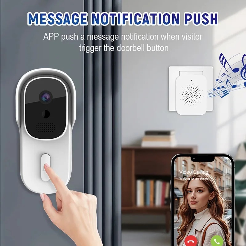Wide View Tuya Smart Life APP  - Smart Doorbell Wired review and price