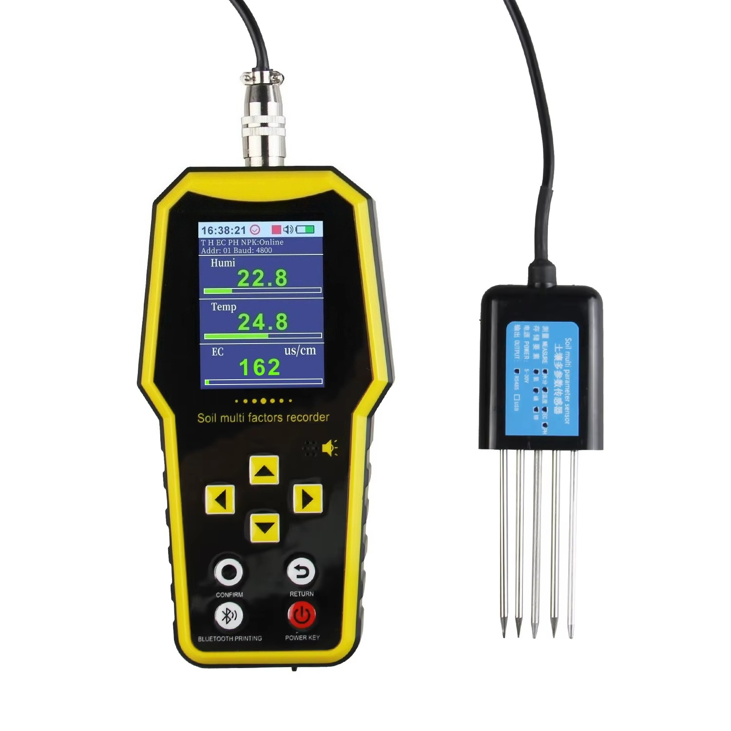 7 in 1 Portable Soil Moisture  - Temperature Humidity Sensor review and price