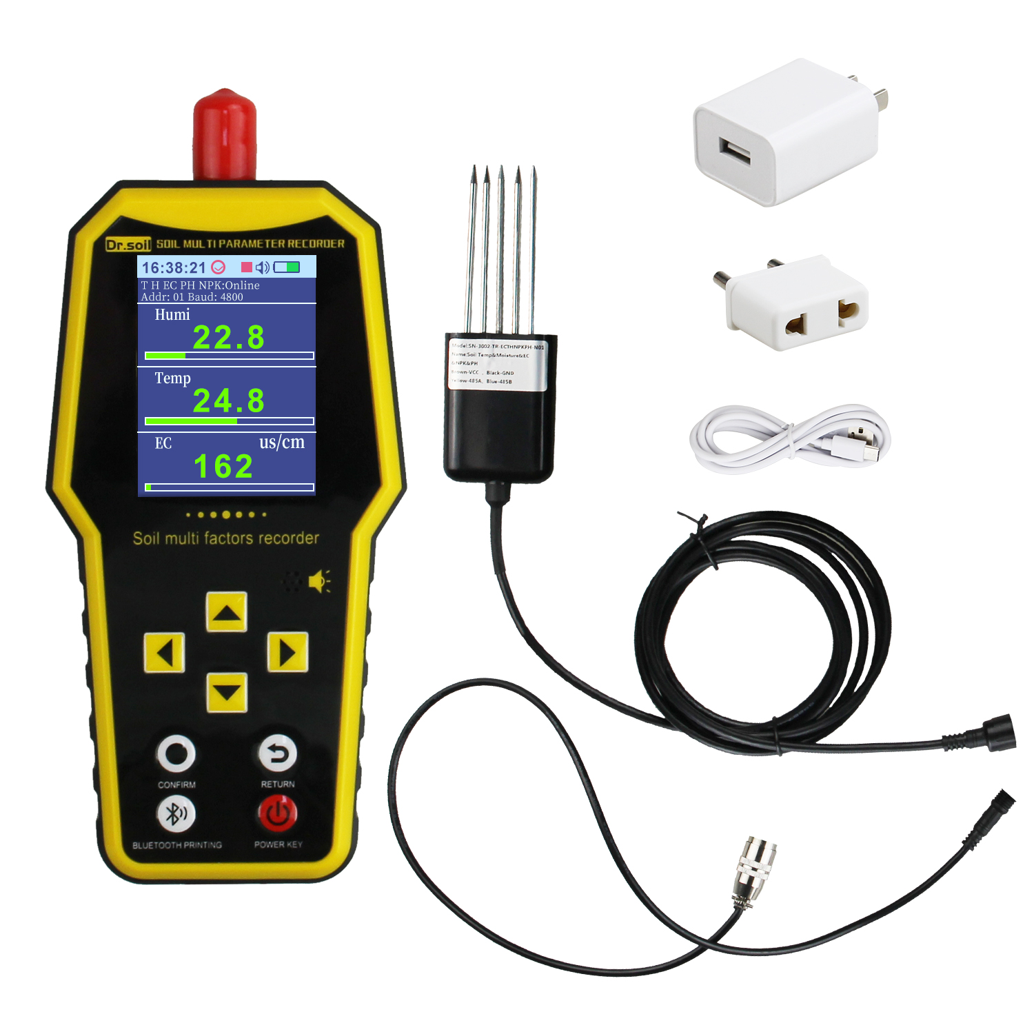 7 in 1 Portable Soil Moisture  - Temperature Humidity Sensor review and price