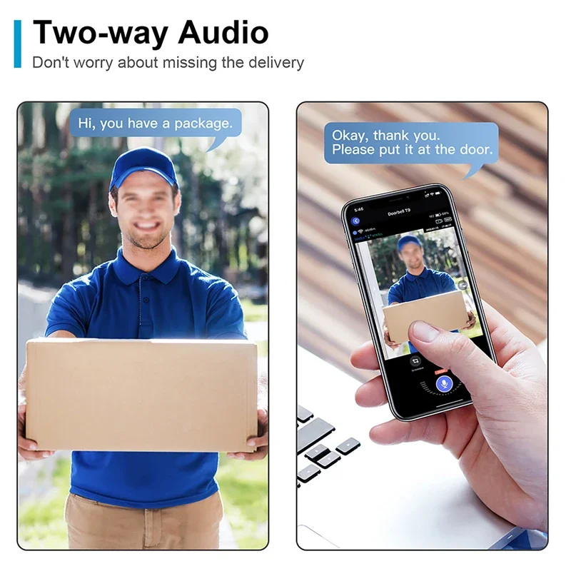 WiFi Wireless Visual Intercom  - Smart Doorbell Wired review and price