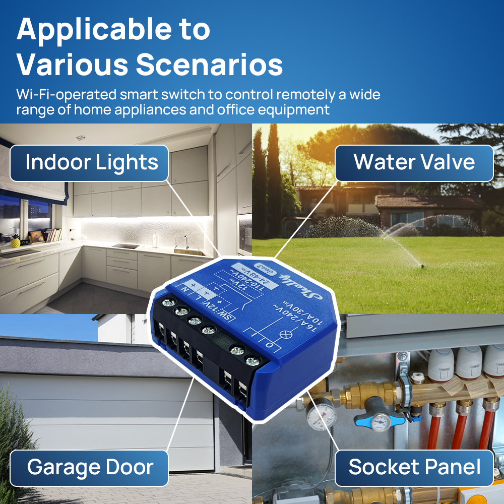 Shelly 1 Gen3 Dry Contact Smar - Shelly Relay Module review and price