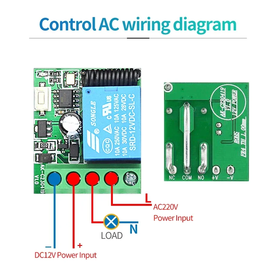 RF433MHz Wireless Switch Build - 433Mhz Receiver Module review and price