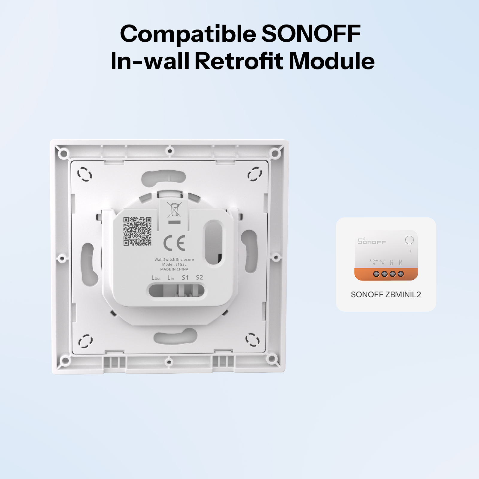 SONOFF E1GSL Wall Switch Enclo - Sonoff Basic Switch review and price