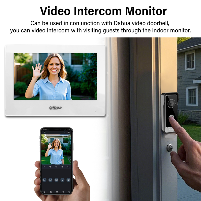 Dahua 2-Wire WiFi Indoor Monit - Smart Doorbell Wired review and price