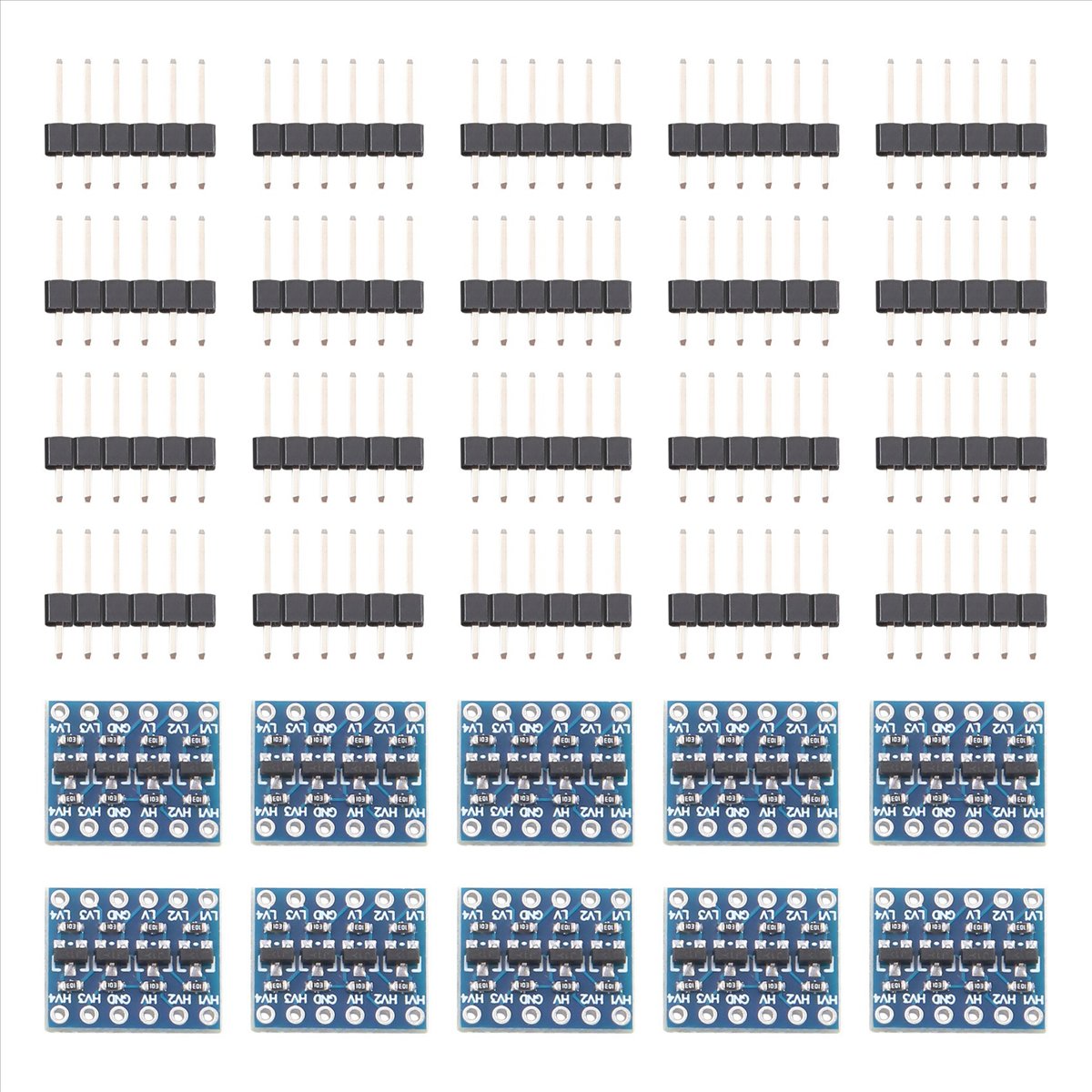 AT42 10Pcs 4 Channel IIC Logic - Level Shifter 3.3V review and price