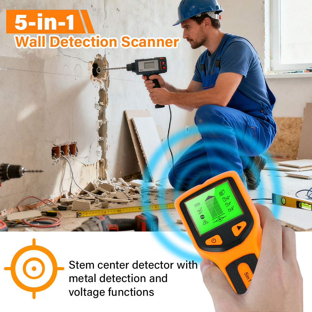 New 5-in-1 Wall Detector Handh - Water Leak Detector Wired review and price