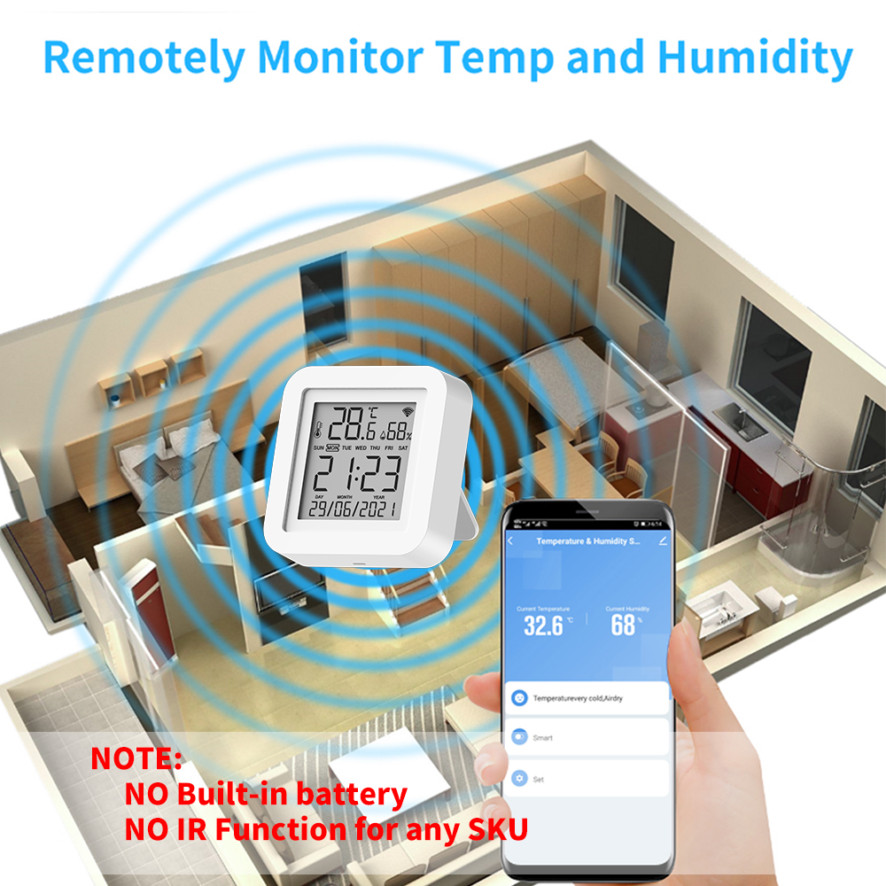 Tuya WIFI Temperature & Humidi - Home Automation Technology review and price