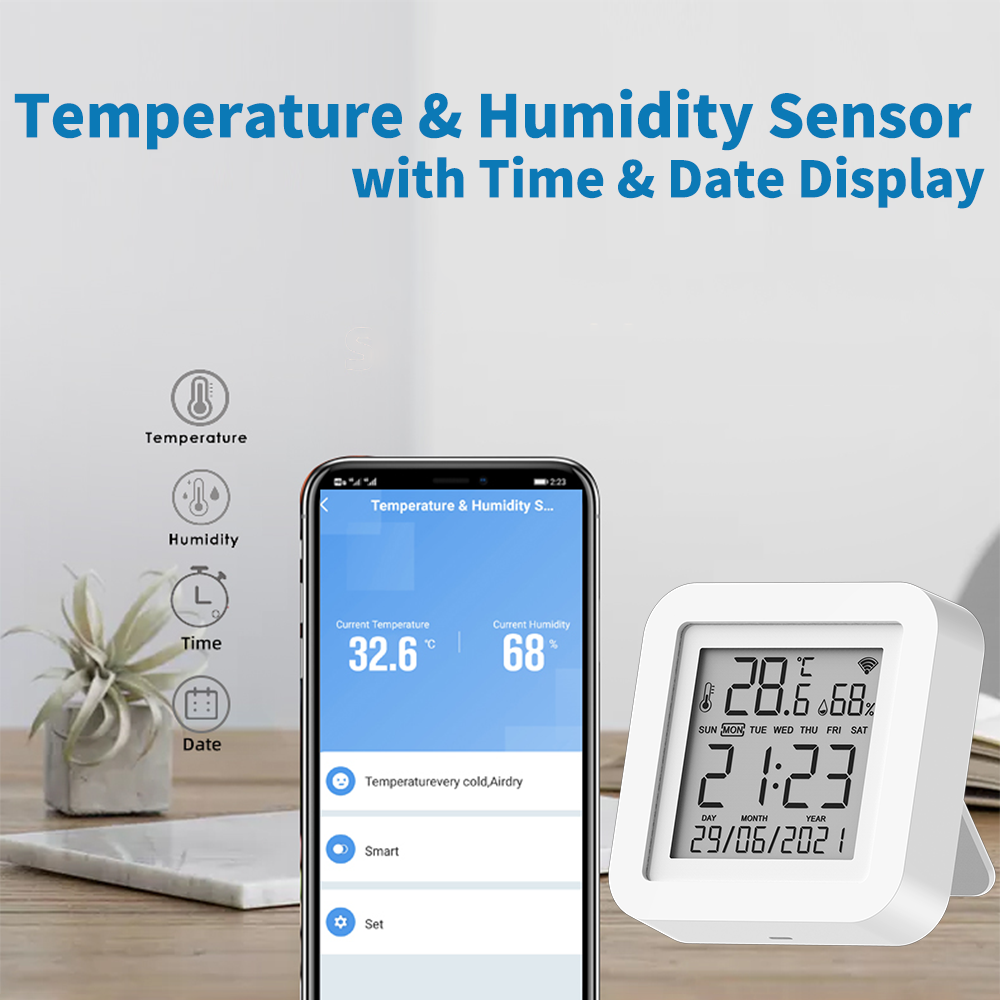 Tuya WIFI Temperature & Humidi - Home Automation Technology review and price