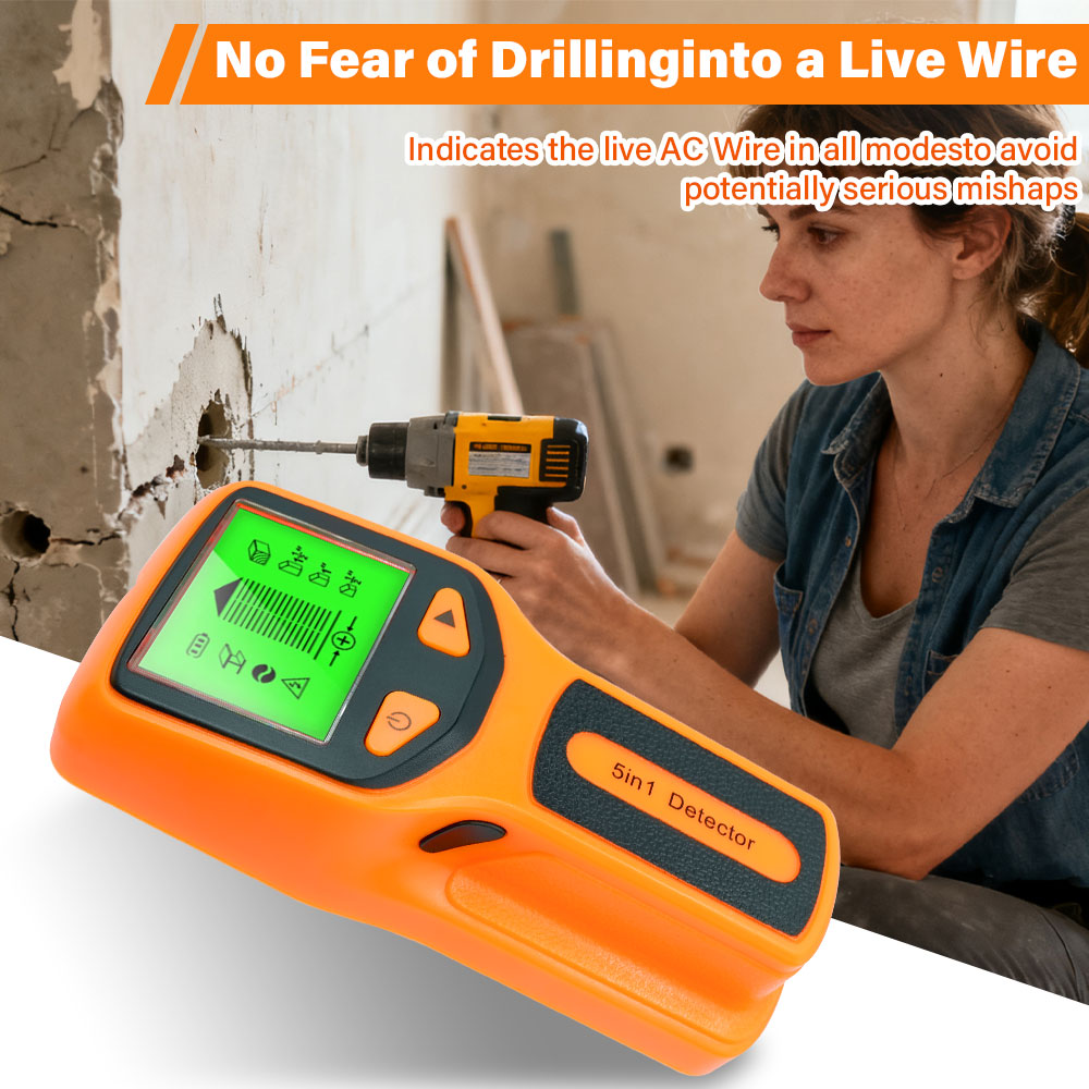 Wall Stud Detector 5 in 1 Hand - Water Leak Detector Wired review and price