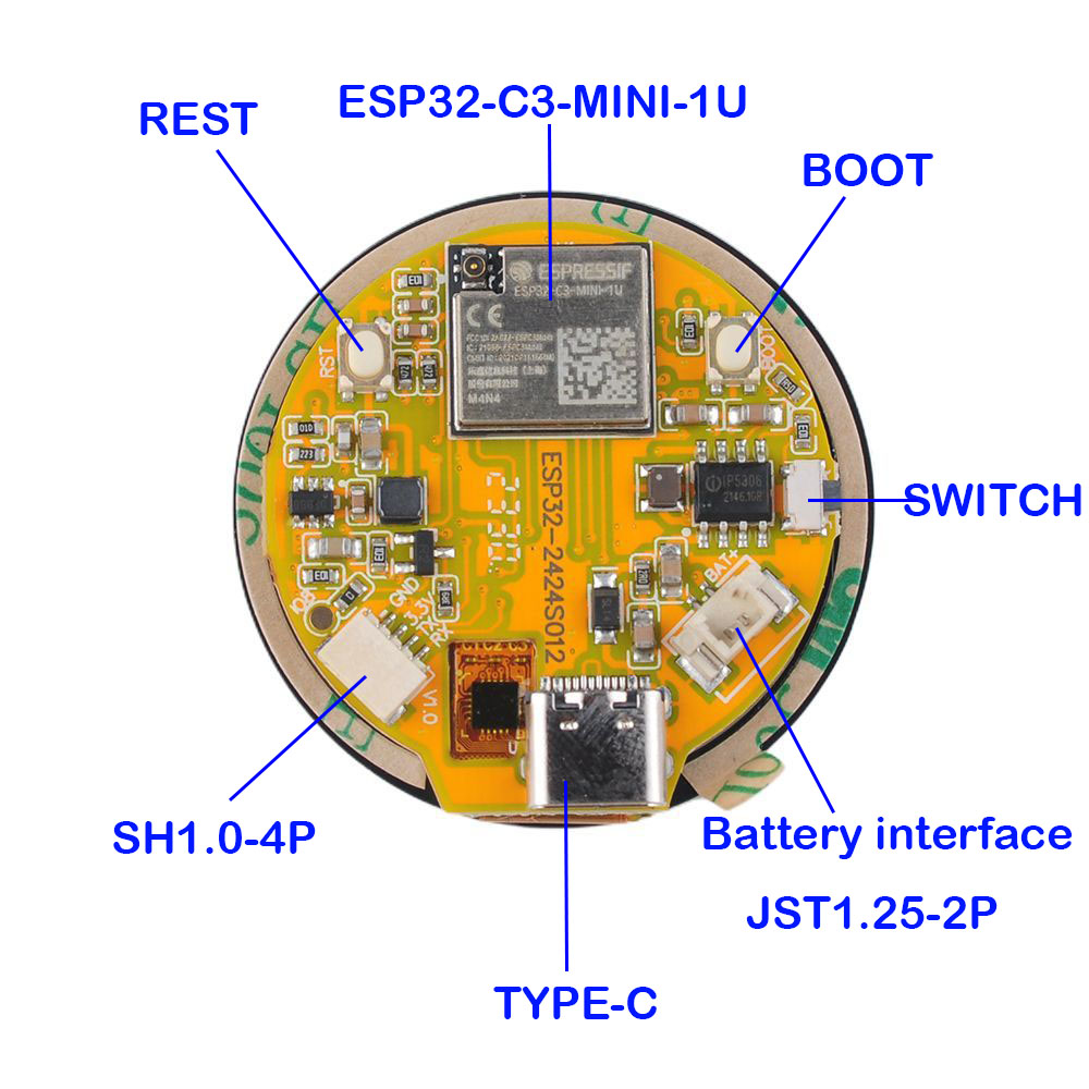 ESP32 Display 1.28 inch ESP32- - Home Automation With Arduino review and price