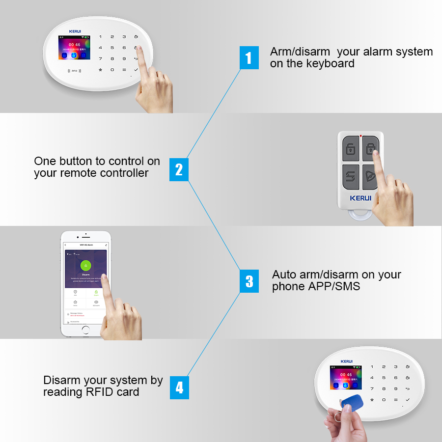KERUI W202 WIFI GSM Alarm Syst - Smart Home Automation Diy review and price