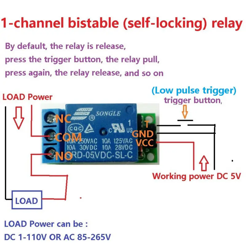 Flip-Flop Latch Relay Module B - Home Automation With Arduino review and price