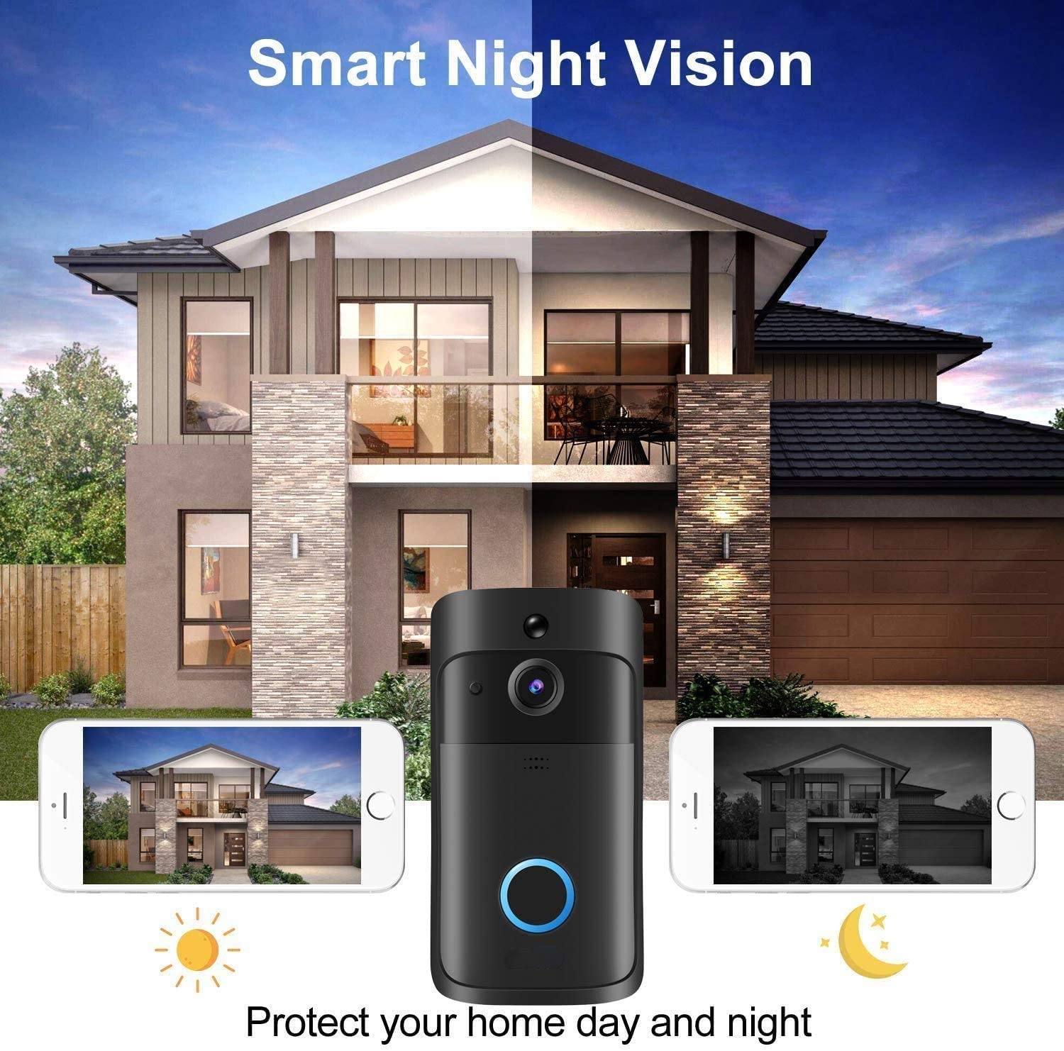 Video Doorbell Camera HD WiFi  - Smart Doorbell Wired review and price