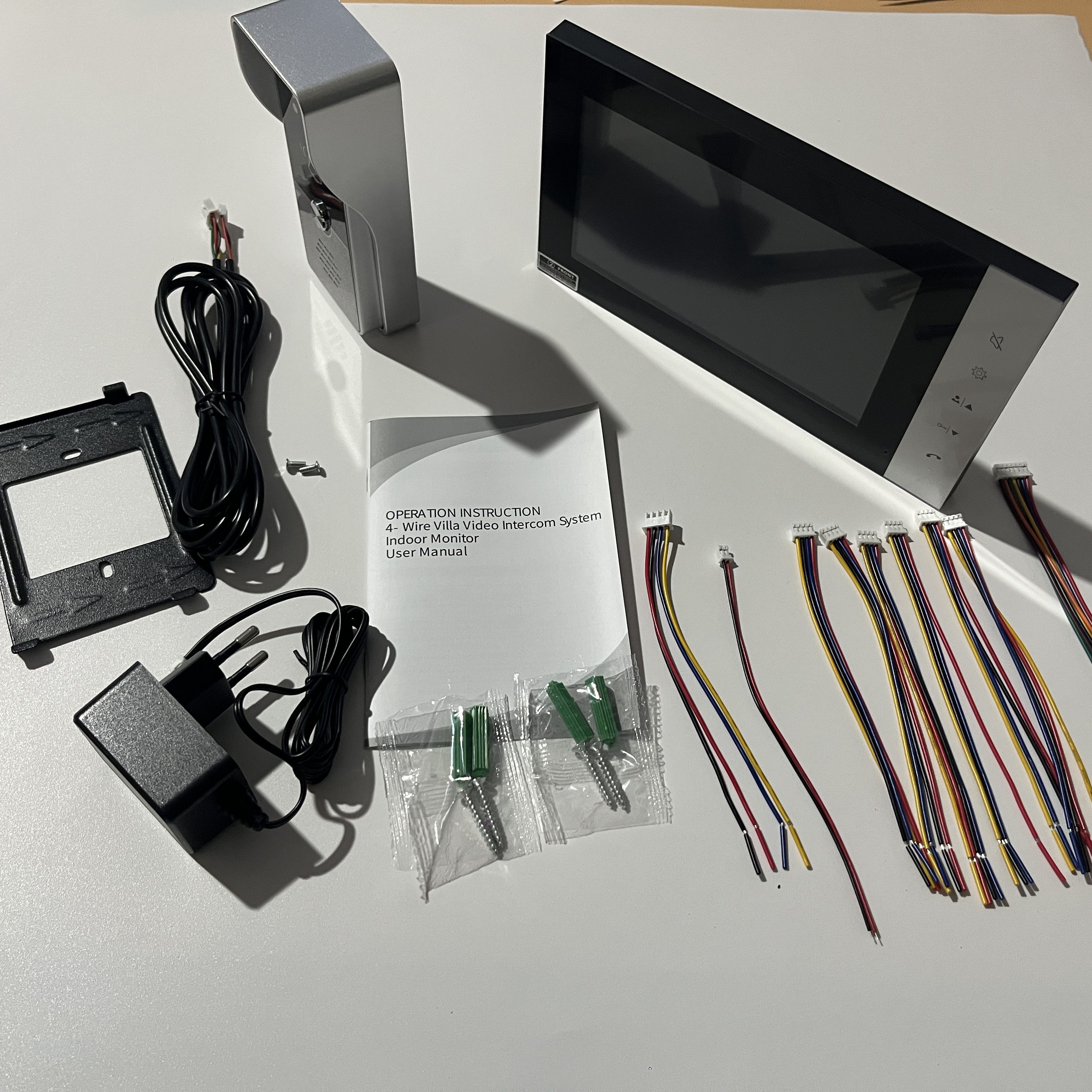 4 Wire 7 Inches Wired Video Do - Smart Doorbell Wired review and price