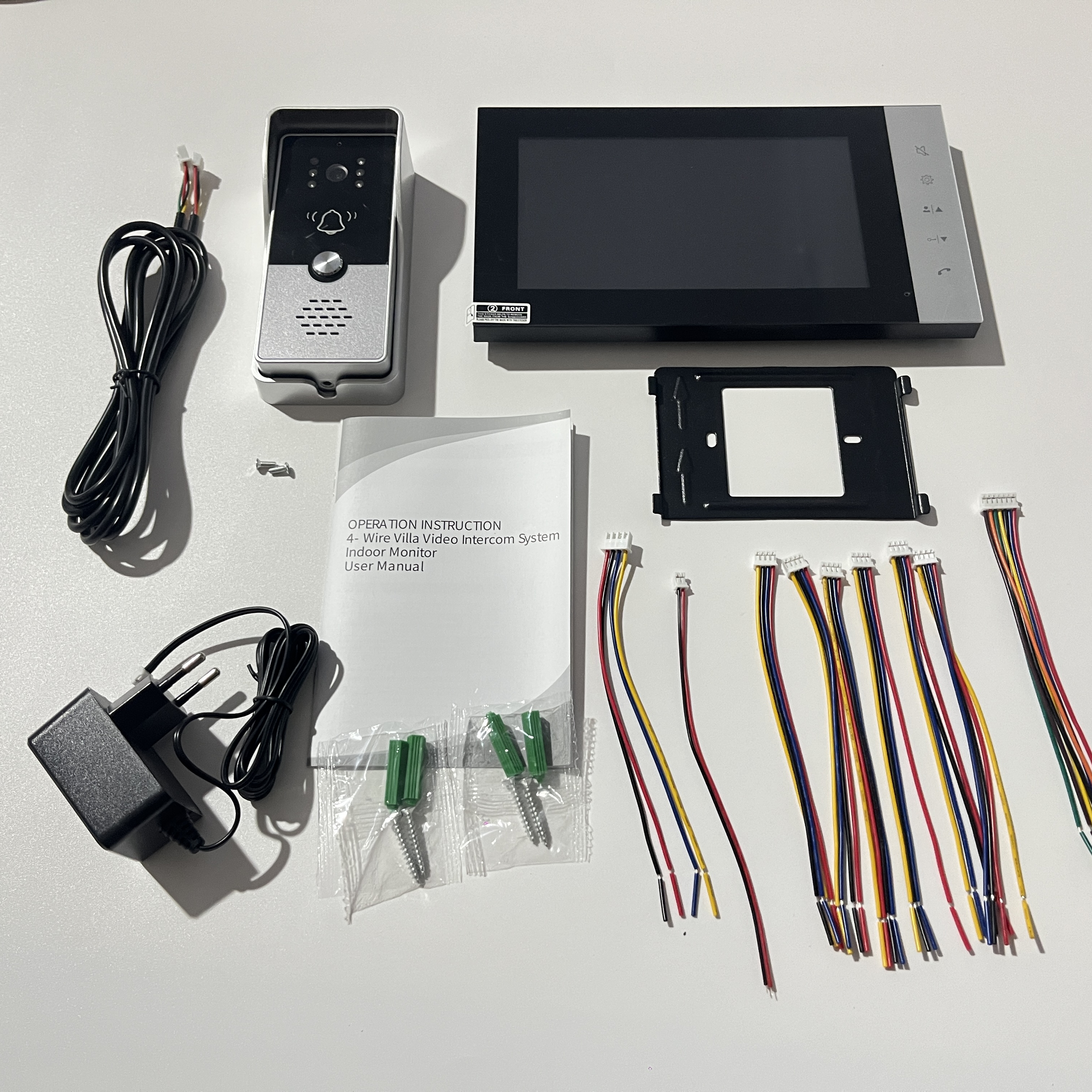 4 Wire 7 Inches Wired Video Do - Smart Doorbell Wired review and price