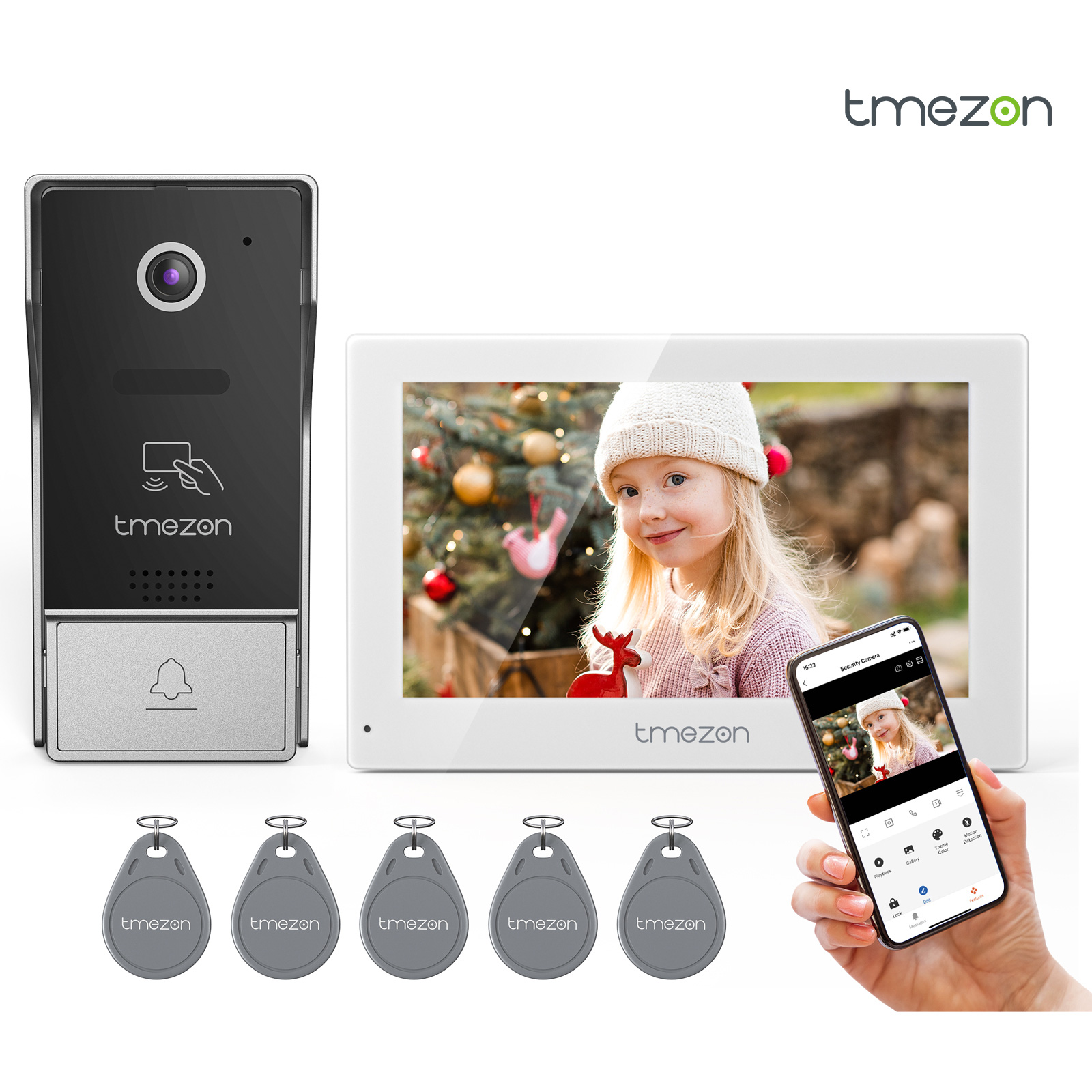 7 Inch Tuya 1080P wireless Wif - Smart Doorbell Wired review and price