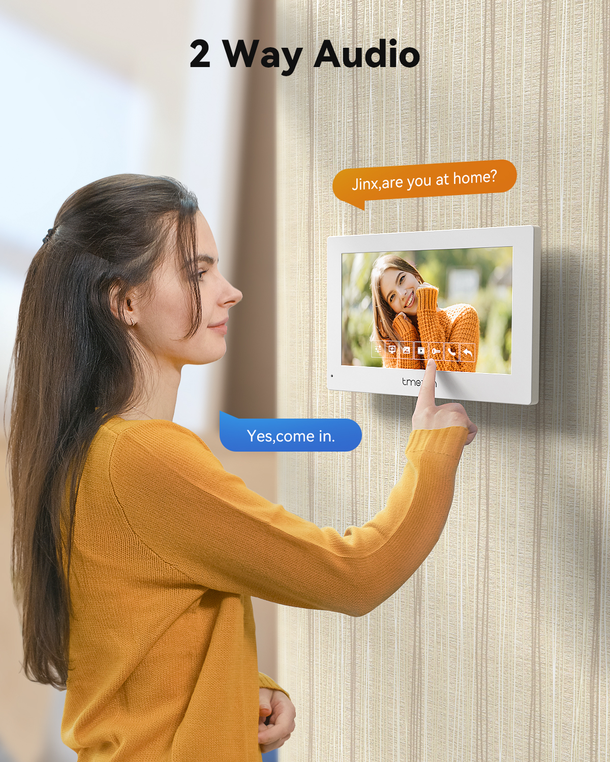 7 Inch Tuya 1080P wireless Wif - Smart Doorbell Wired review and price