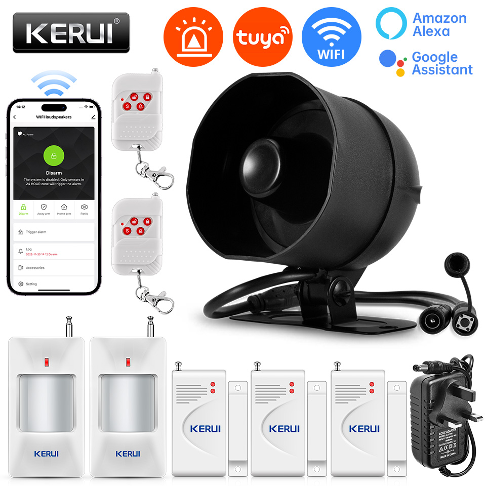 KERUI 120db Siren Alarm System - Smart Home Automation Diy review and price