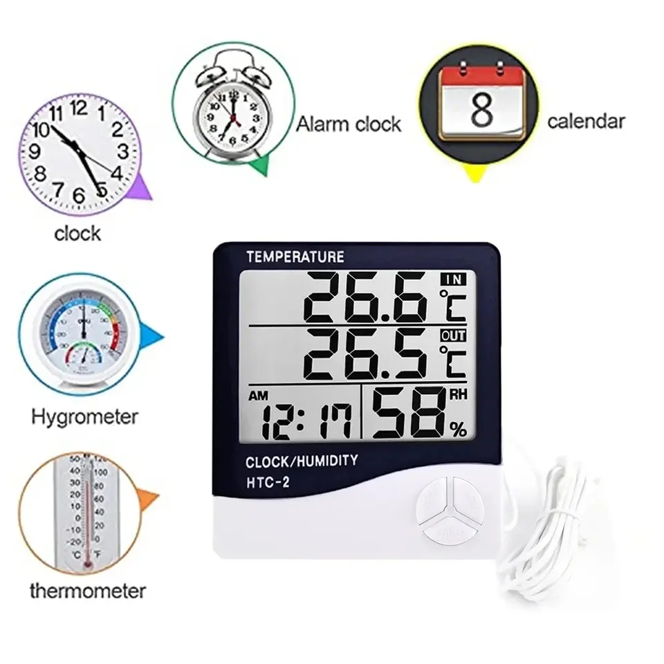 Indoor LCD Digital Thermometer - Home Automation Industry review and price