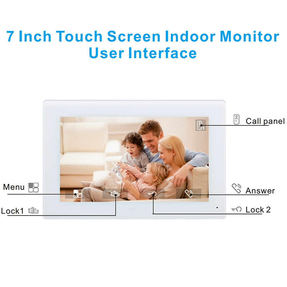 7inch Color Wired Video Interc - Smart Doorbell Wired review and price