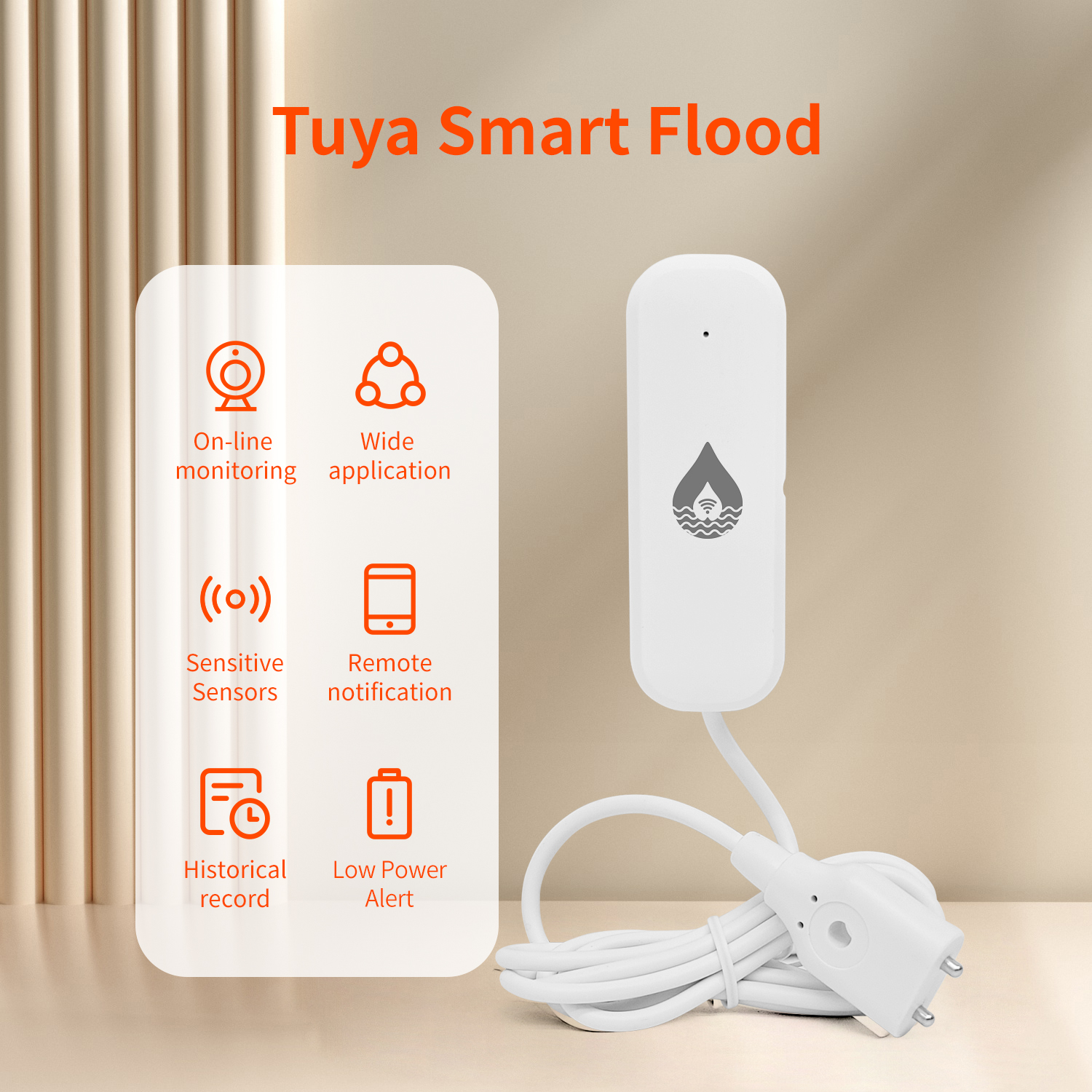 YFK Tuya WiFi Water Leakage Se - Home Automation Technology review and price